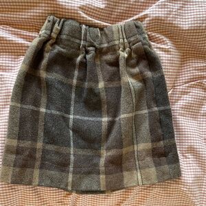 Kids Plaid Skirt